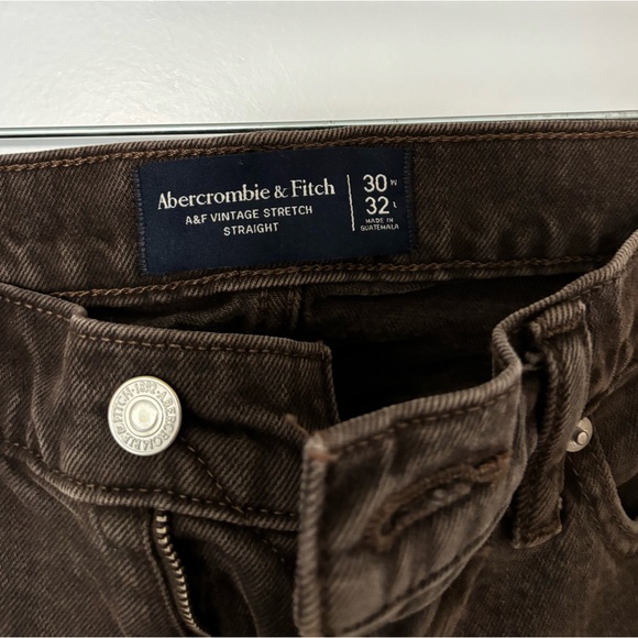 Abercrombie and Fitch Men’s vintage stretch straight jeans - Picture 3 of 3